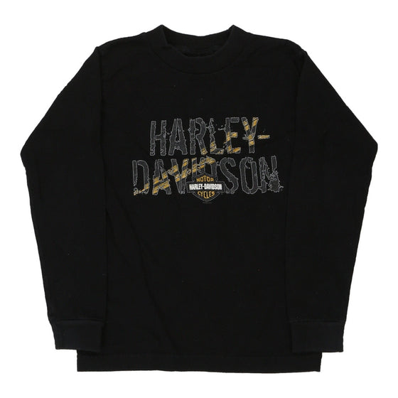 Vintage black Age 2-4 Harley Davidson Sweatshirt - boys large