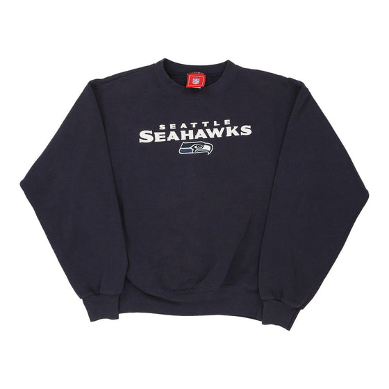 Vintage navy Age 14-16 Seattle Seahawks Nfl Sweatshirt - boys medium