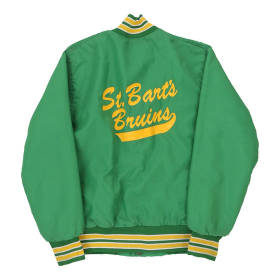 Vintage green Age 11-12 St. Bart's Bruins West Wind Baseball Jacket - boys medium