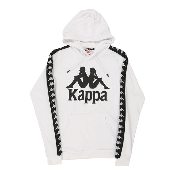 Vintage white Age 16 Kappa Hoodie - boys x-large