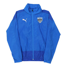  Vintage blue Age 13-14 Coastal FC Puma Track Jacket - boys x-large