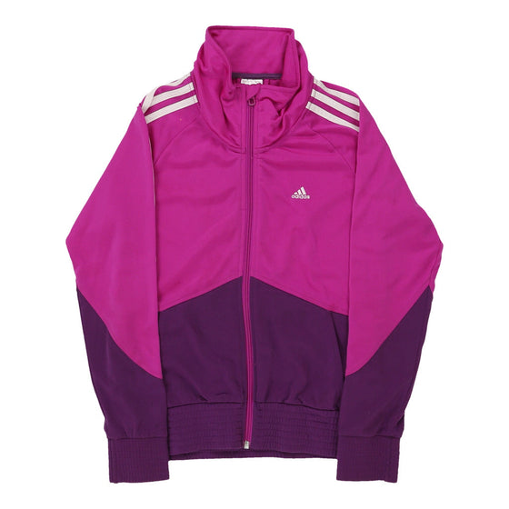 Vintage pink Age 11-12 Adidas Track Jacket - girls medium