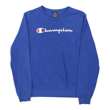  Vintage blue Age 13-14  Champion Sweatshirt - boys x-large