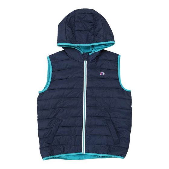 Vintage navy Age 13-14 Champion Gilet - girls x-large