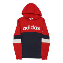  Vintage block colour Age 13-14 Adidas Hoodie - boys large