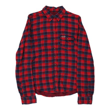  Vintage red Age 12-13 Hollister Flannel Shirt - boys large