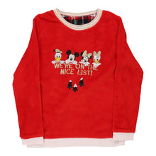  Vintage red Age 10-12 Disney Fleece - boys small