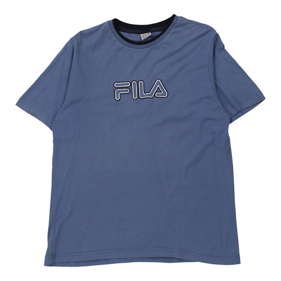 Vintage blue Age 16 Fila T-Shirt - boys x-large