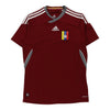 Vintage burgundy Age 15 Venezuela Adidas Football Shirt - boys x-large