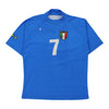 Vintage blue Italy Unbranded Football Shirt - mens small