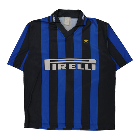 Vintage blue Inter Milan Replica Football Shirt - mens x-large