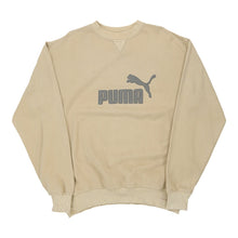  Vintage yellow Puma Sweatshirt - mens x-large