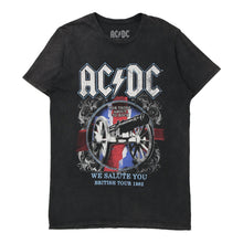  Pre-Loved grey British Tour 1982 Ac/Dc T-Shirt - mens small