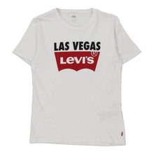  Vintage white Las Vegas Levis T-Shirt - mens x-small