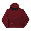 Vintage burgundy Carhartt Hoodie - mens xx-large