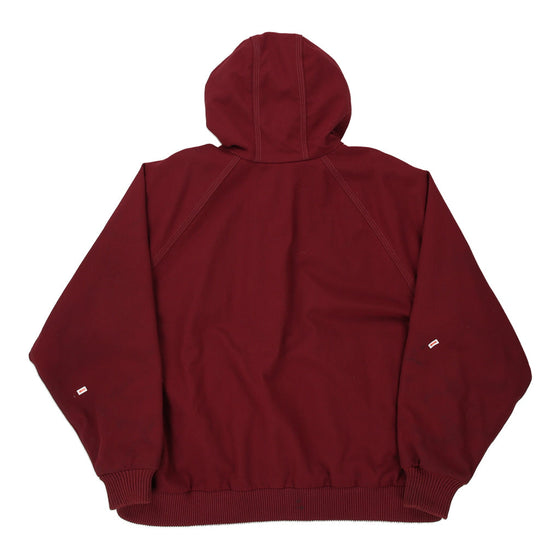 Vintage burgundy Carhartt Hoodie - mens xx-large