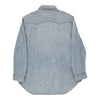 Vintage blue Levis Denim Shirt - mens x-large