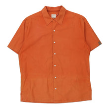  Vintage orange Gas Short Sleeve Shirt - mens x-large