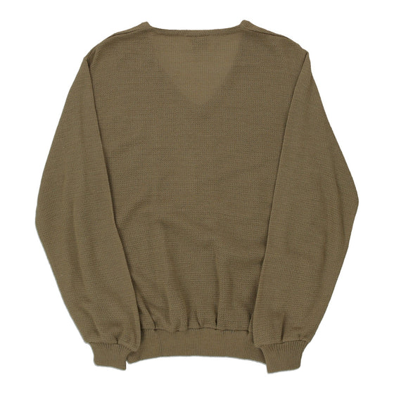 Vintage khaki Parmalat Jumper - mens medium