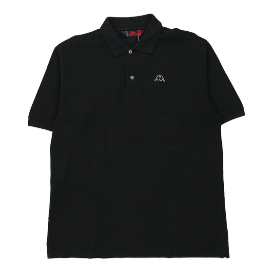 Vintage black Kappa Polo Shirt - mens large