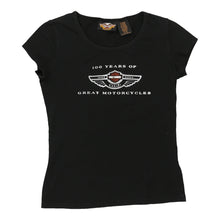  Vintage black Harley Davidson Top - womens x-small