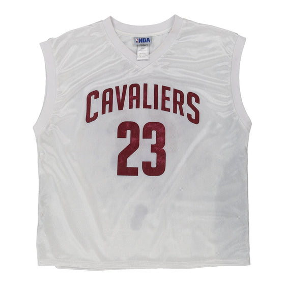 Vintage white Cleveland Cavaliers Nba Jersey - mens xx-large