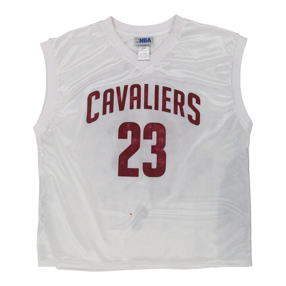 Vintage white Cleveland Cavaliers Nba Jersey - mens xx-large