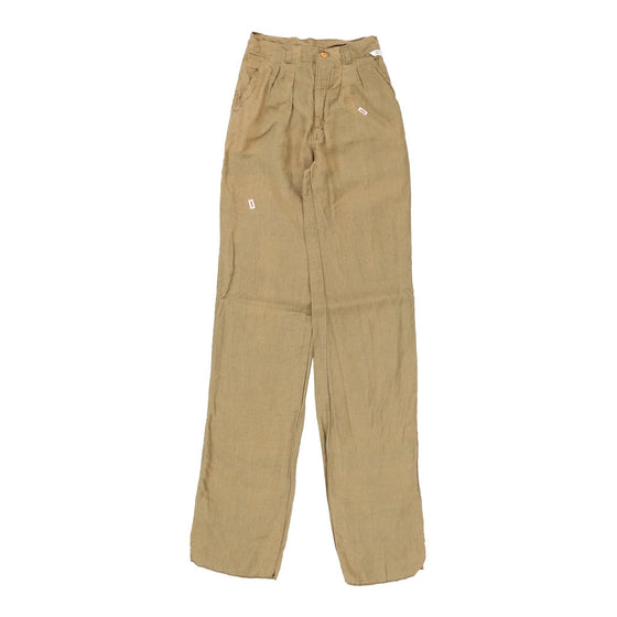 Vintage khaki Unbranded Trousers - womens 24" waist