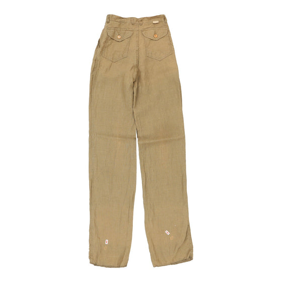 Vintage khaki Unbranded Trousers - womens 24" waist