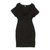 Armani Jeans Midi Dress - Small Black Viscose