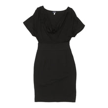  Armani Jeans Midi Dress - Small Black Viscose