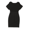 Armani Jeans Midi Dress - Small Black Viscose