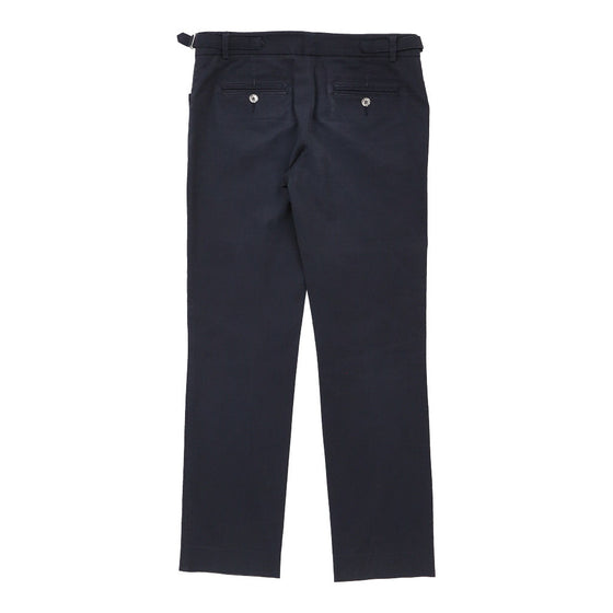 Dolce & Gabbana Trousers - 31W UK 10 Navy Cotton Blend