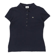  Lacoste Polo Shirt - XS Navy Cotton Blend