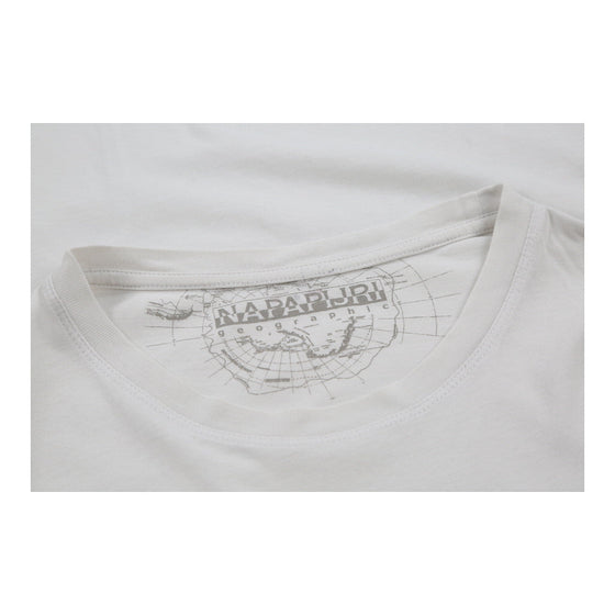 Napapijri T-Shirt - Large White Cotton