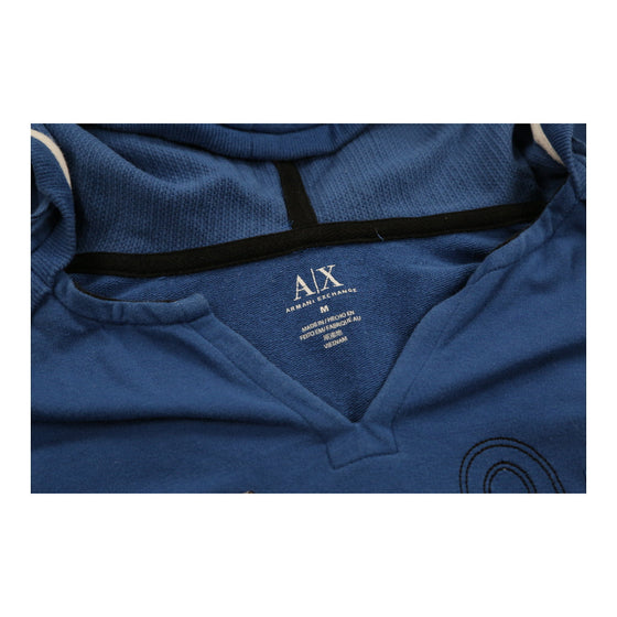 Vintageblue Armani Exchange Hoodie - mens medium