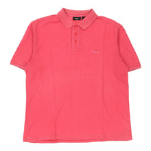  Fila Polo Shirt - Large Pink Cotton - Thrifted.com