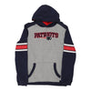 Vintage block colour Age 13-14 New England Patriots Nfl Team Apparel Hoodie - boys x-large