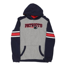  Vintage block colour Age 13-14 New England Patriots Nfl Team Apparel Hoodie - boys x-large