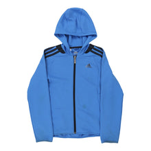  Vintage blue Age 9-10 Adidas Hoodie - boys small