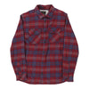 Vintage red Age 13 Quiksilver Flannel Shirt - boys large