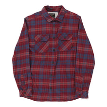  Vintage red Age 13 Quiksilver Flannel Shirt - boys large