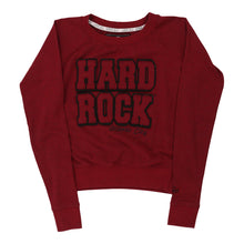  Vintage burgundy Age 8-10 Atlantic City Hard Rock Cafe Sweatshirt - boys x-small