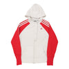 Vintage white Age 11-12 Adidas Jacket - girls medium