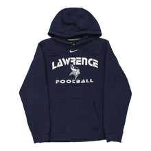  Vintage navy Lawrence Football Nike Hoodie - mens small