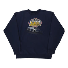  Vintage navy Daytona 500, 50 Years Port & Company Sweatshirt - mens x-large