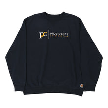  Vintage navy Providence Construction Carhartt Sweatshirt - mens x-large