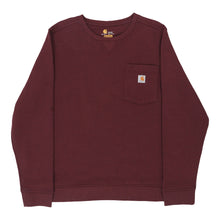  Vintage burgundy Carhartt Sweatshirt - womens xx-large