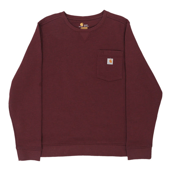 Vintage burgundy Carhartt Sweatshirt - womens xx-large