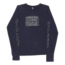  Vintage navy Age 10 Stussy Long Sleeve T-Shirt - boys medium